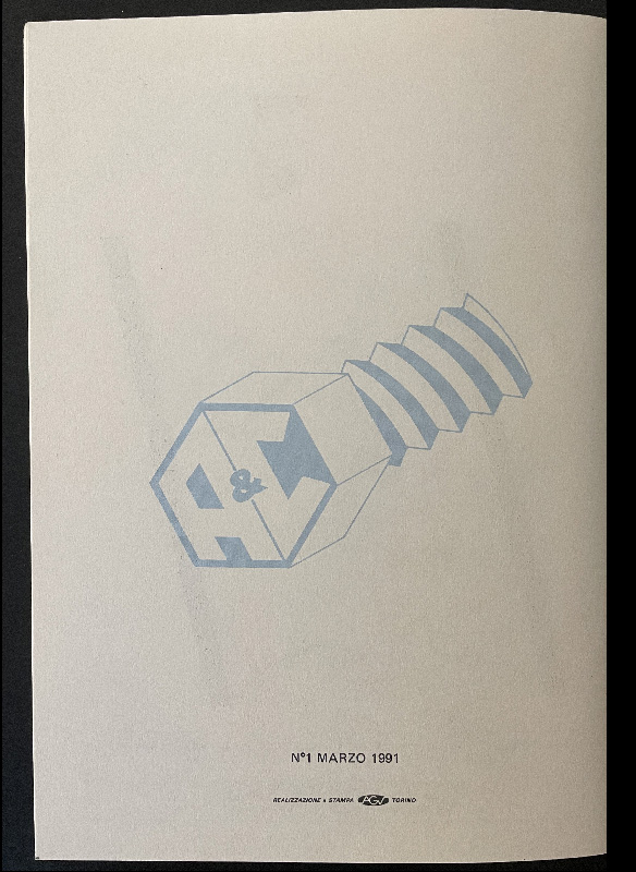 Primo Manuale qualità AVVITO Service del 1991
